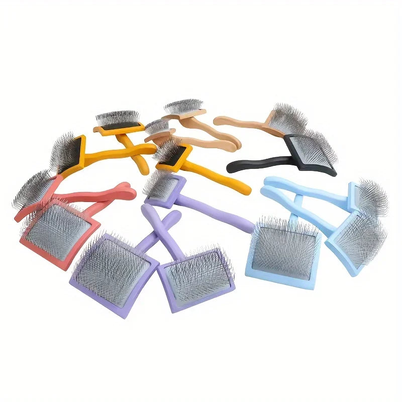 Extra Long Pin Slicker Brush – Doodle & Long Hair Dog Brush