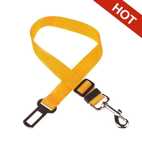 Adjustable Dog Car Seat Belt – Pet Vehicle Safety Lead Clip
