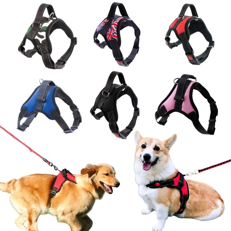 Strong Dog Harness Vest – Small, Medium & Large Dogs