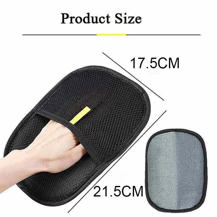 Pet Grooming Glove Brush – Dog & Cat Deshedding Massage Hair Remover