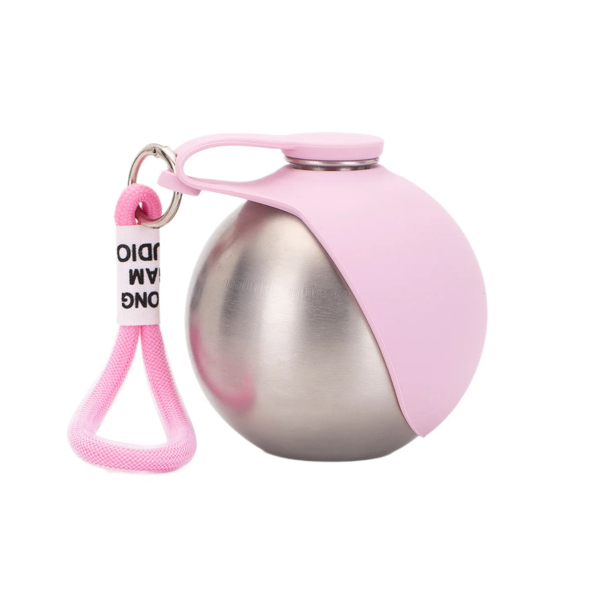 Stainless Steel Dog Water Bottle – Foldable Silicone Bowl for Walks