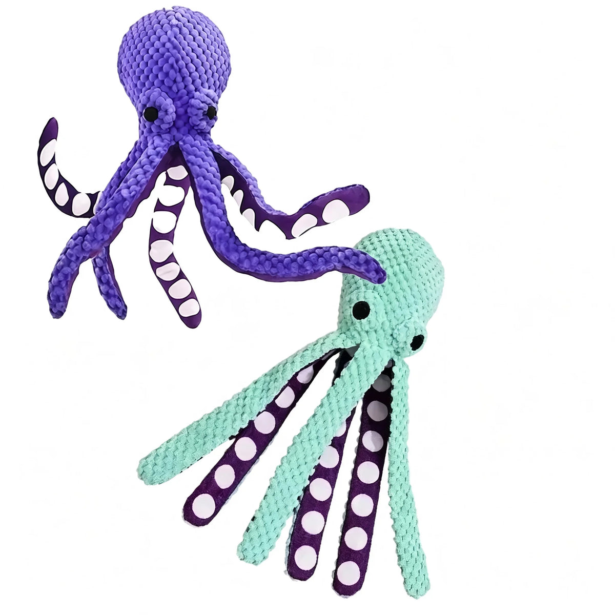 Squeaky Octopus Plush Dog Toy – Soft Chew Toy for Puppies