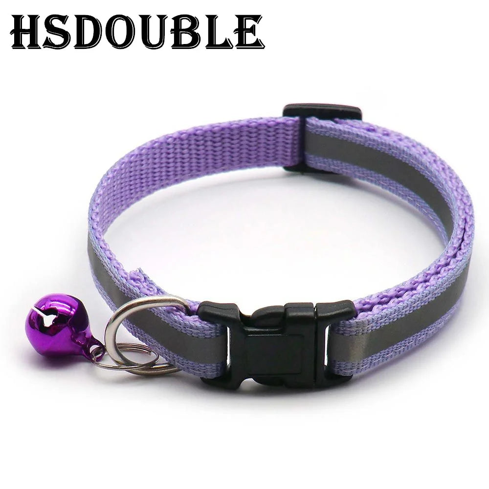 Reflective Cat Collars with Bells 2 Pack – Small Dogs & Cats