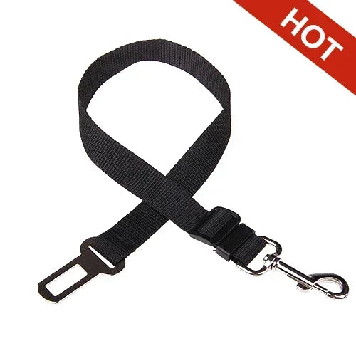 Adjustable Dog Car Seat Belt – Pet Vehicle Safety Lead Clip