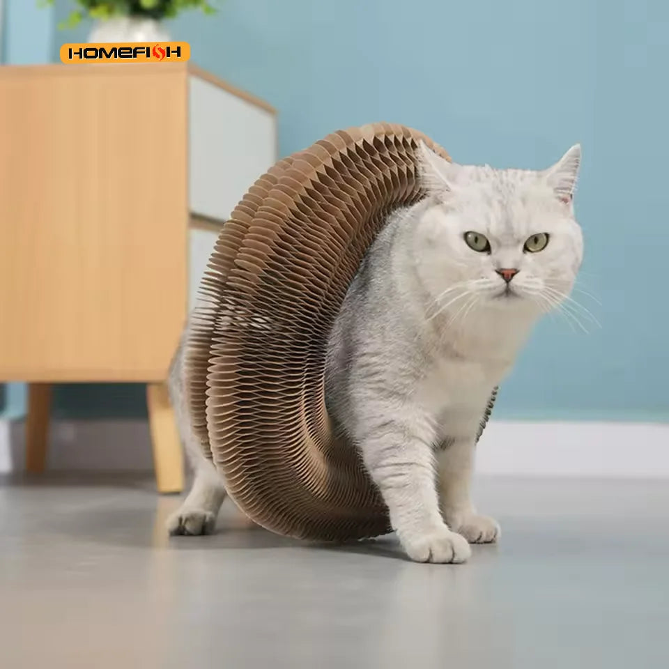 Accordion Cat Scratcher – Corrugated Cardboard Scratching Board