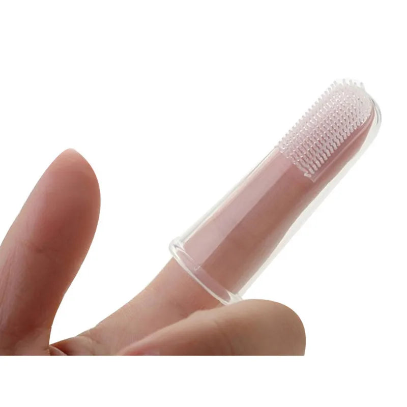 Finger Toothbrush for Dogs & Cats 5 Pack – Soft Silicone Teeth Cleaner