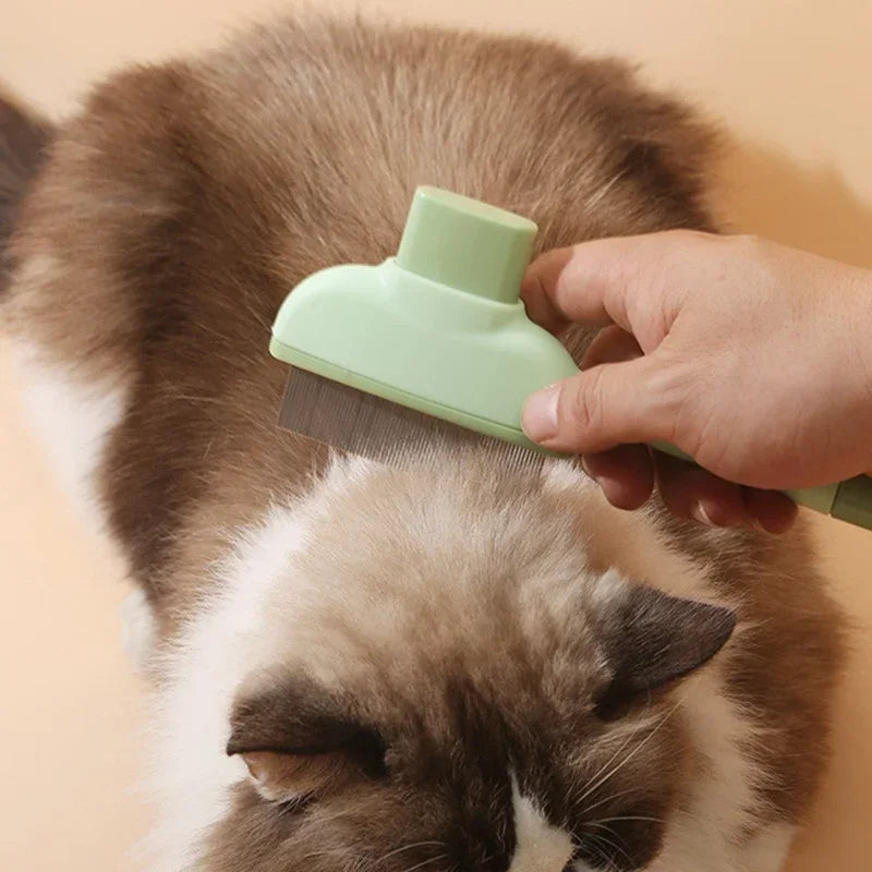 Pet Hair Removal Comb – Dog & Cat Grooming Cleaning Brush