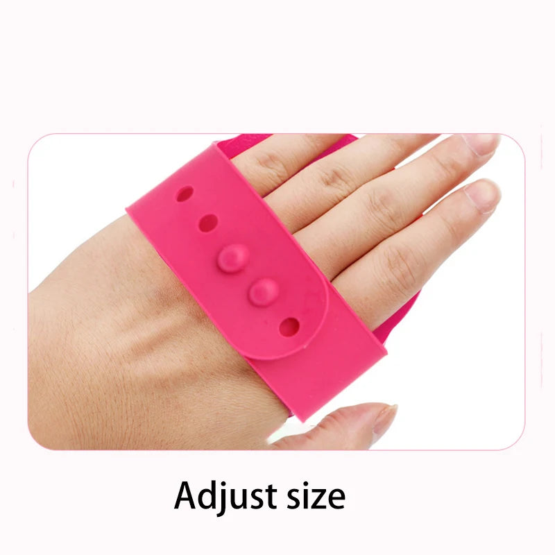 Silicone Dog Bath Brush – Soft Rubber Massage Comb for Pets