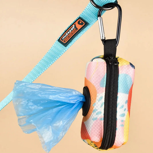 Printed Dog Poop Bag Holder – Leash Clip Waste Bag Dispenser