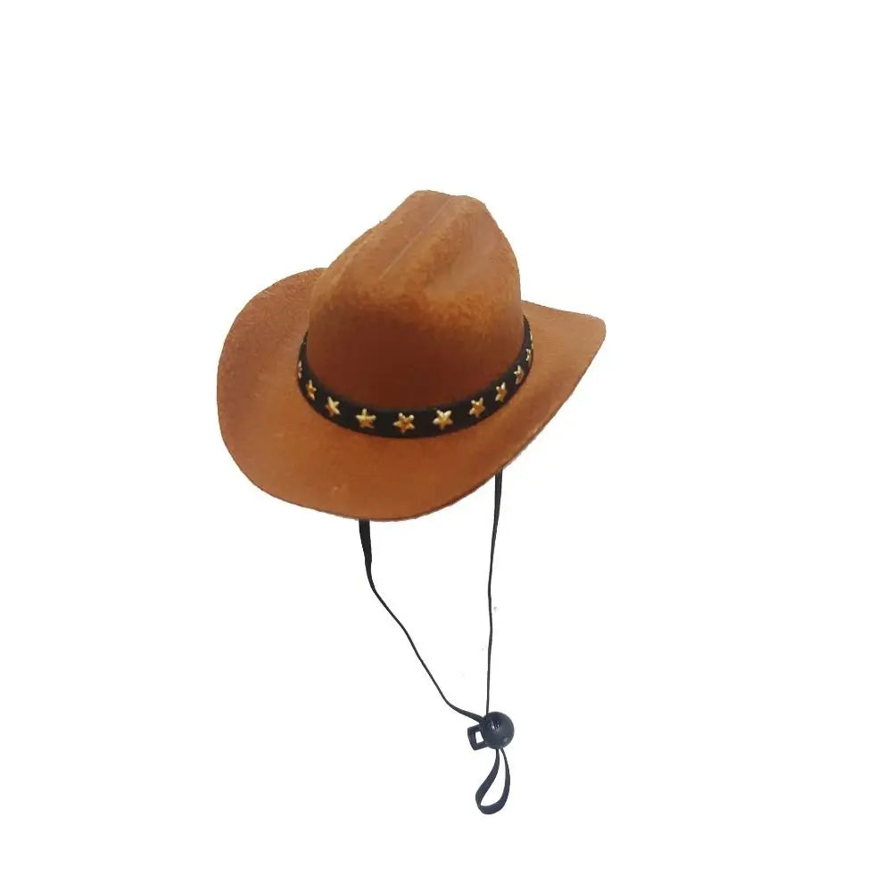 Dog Cowboy Hat – Adjustable Pet Sun Hat for Dogs & Cats