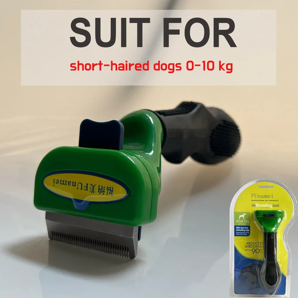 Pet Grooming Brush for Dogs & Cats – Hair Removal Massage Comb