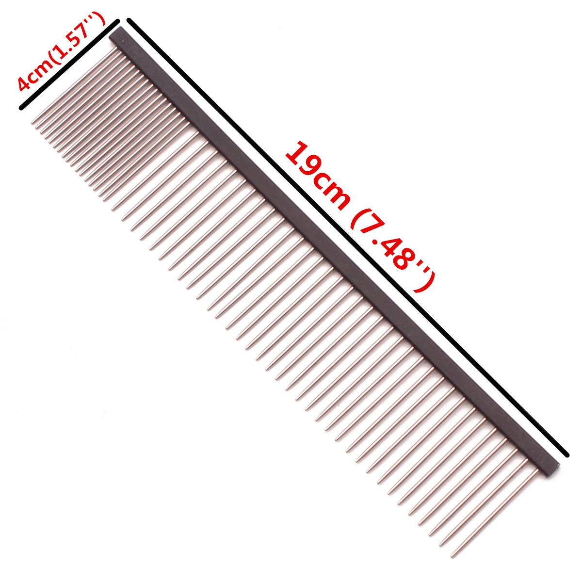Aluminium Pet Grooming Comb – Professional Dog & Cat Detangler