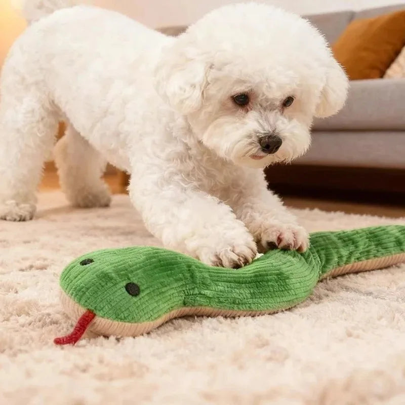16.5" Plush Snake Cat Kicker Toy – Interactive Toy for Cats & Dogs