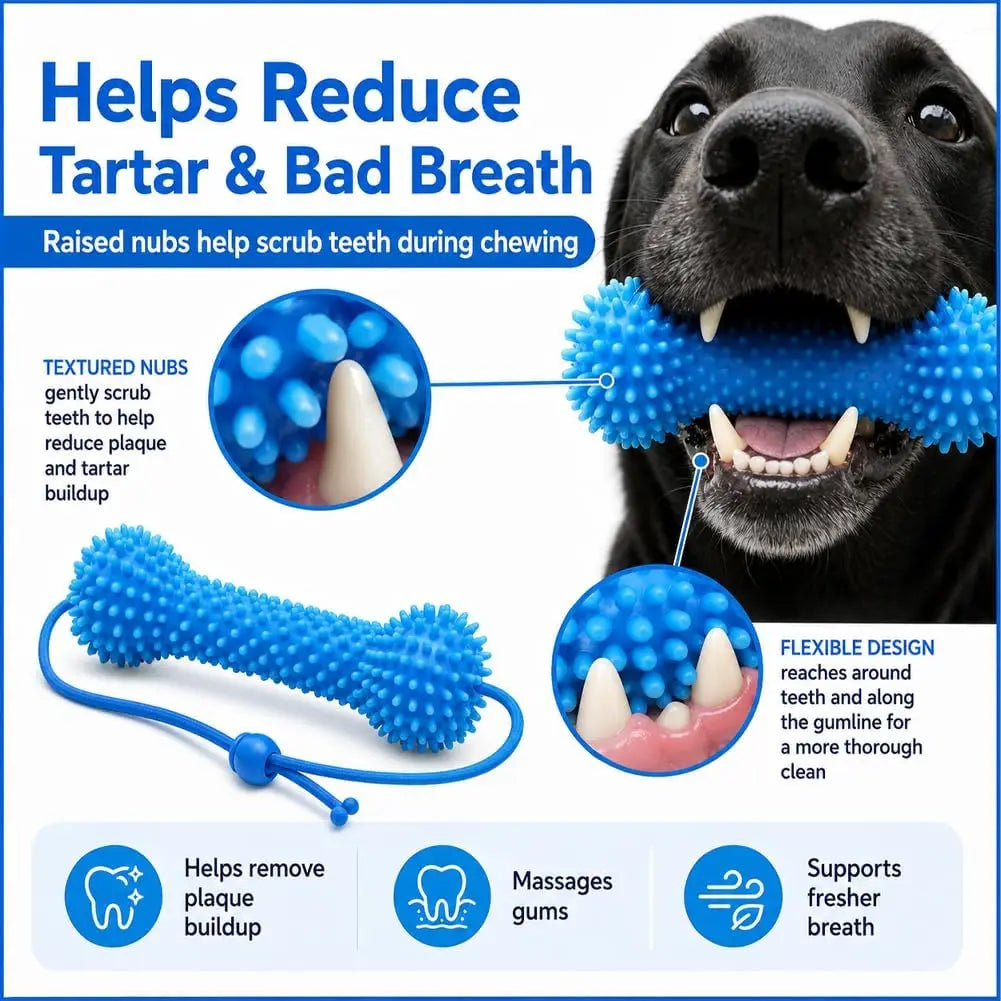Dog Dental Chew Toy – Teeth Cleaning Brushing Stick