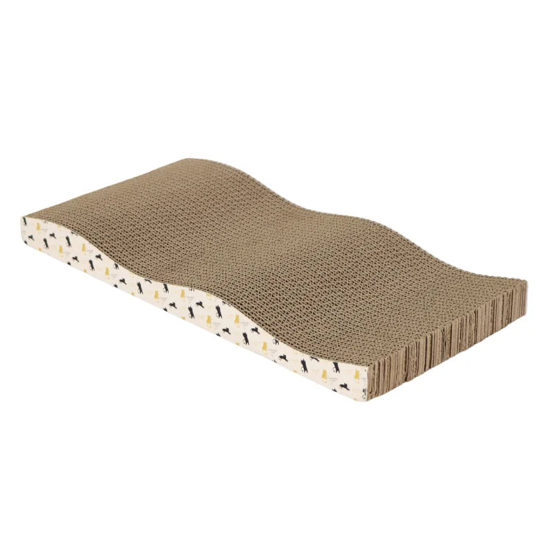 Cardboard Cat Scratcher Board – Corrugated Scratching Pad for Cats