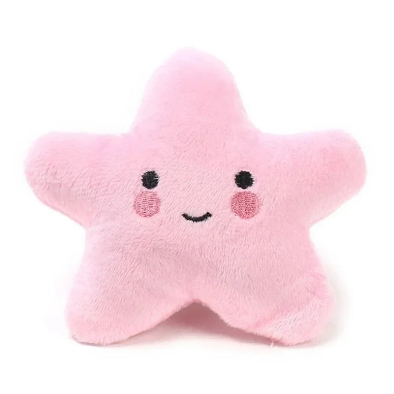 Squeaky Plush Star Toy – Cute Chew Toy for Dogs & Cats