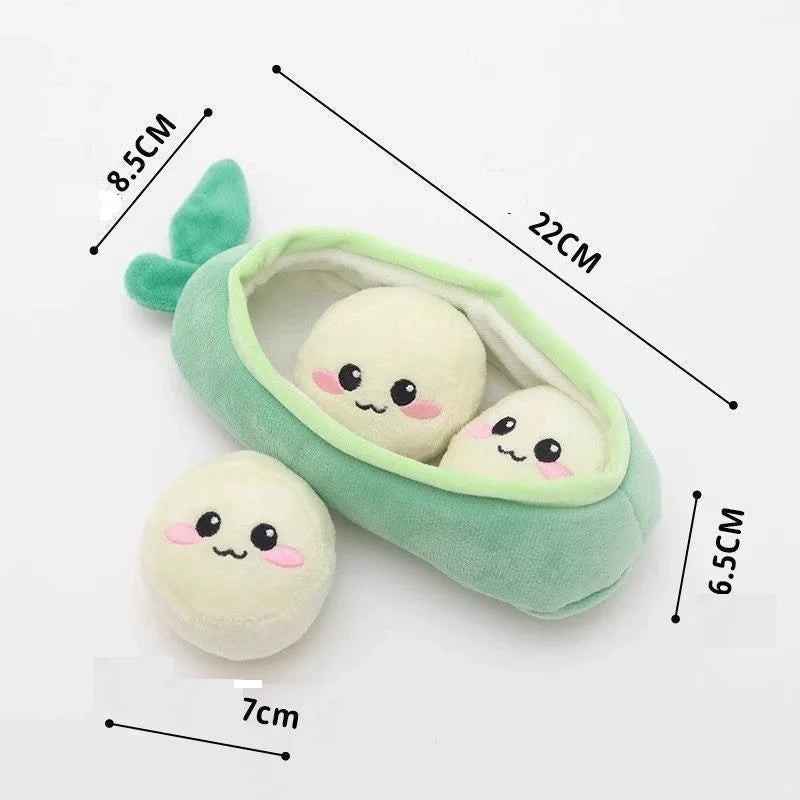 Tough Squeaky Plush Dog Toy – For Aggressive Chewers, Dogs & Cats