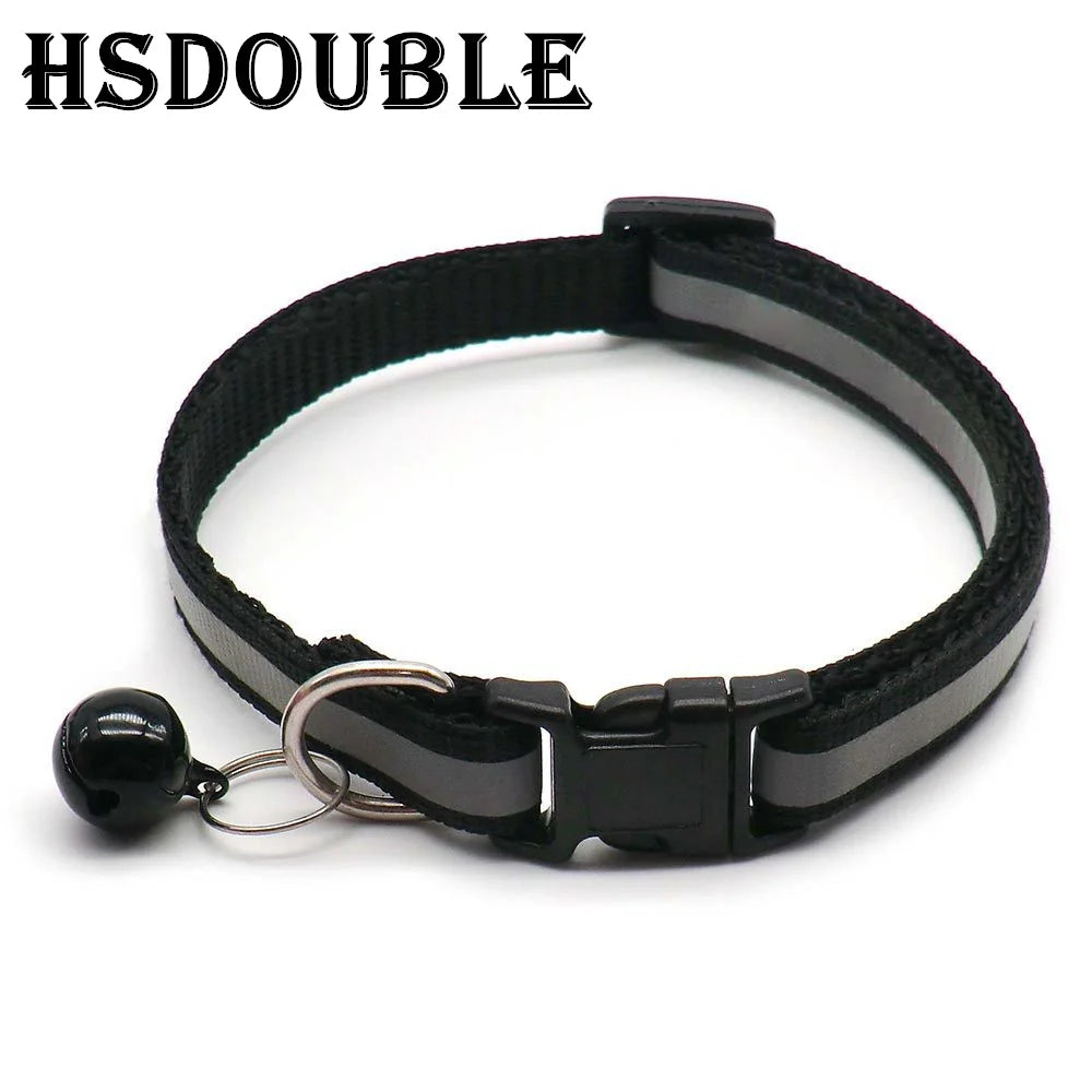 Reflective Cat Collars with Bells 2 Pack – Small Dogs & Cats