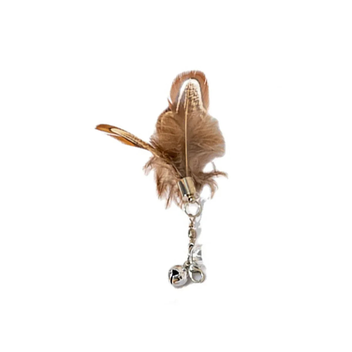 Cat Feather Toy Refills – Replacement Bird, Worm & Ball Teaser Heads