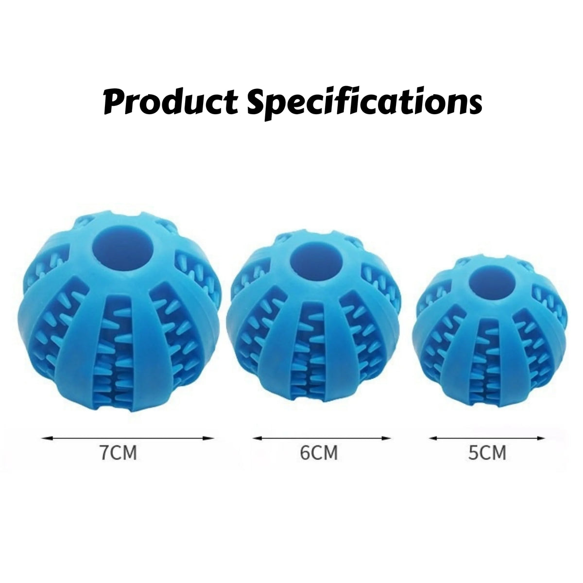 Treat Dispensing Dog Ball – Puzzle Chew Toy for Boredom