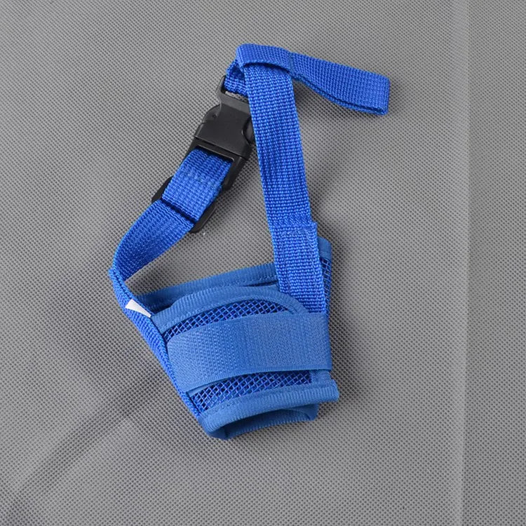 Anti-Bark Dog Muzzle – Adjustable Breathable Mesh Muzzle S–XXL