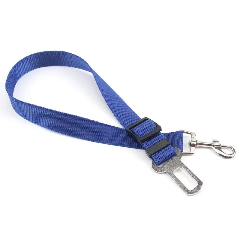 Dog Car Seat Belt – Adjustable Pet Travel Safety Harness Lead