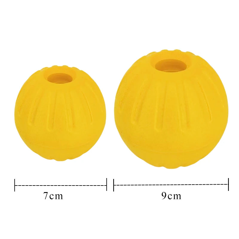 Floating EVA Dog Ball 7/9cm – Hollow Rubber Fetch & Chew Ball