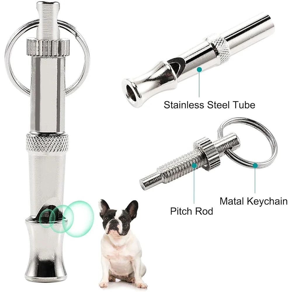 Ultrasonic Dog Whistle – Adjustable Stainless Training Whistle