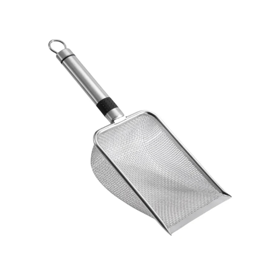 Stainless Steel Cat Litter Scoop – Rust-Resistant Ergonomic Handle