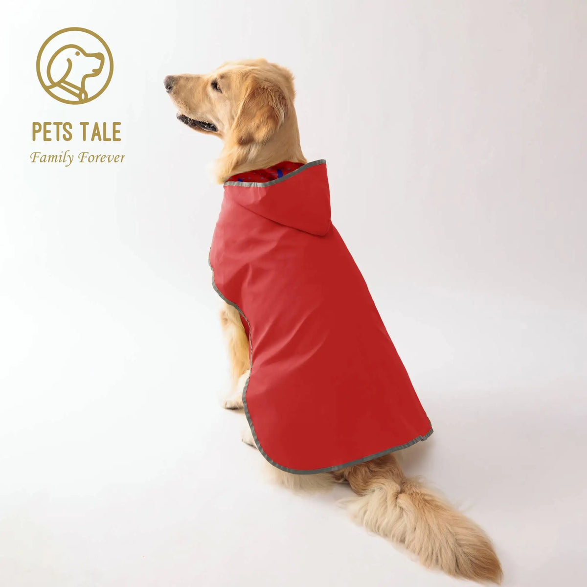 Yellow Dog Raincoat – Double-Layer Waterproof Pet Rain Jacket