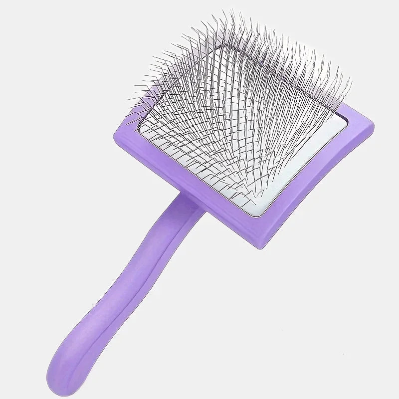 Extra Long Pin Slicker Brush – Doodle & Long Hair Dog Brush