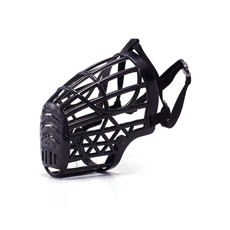 Adjustable Dog Muzzle – Breathable Mesh Mouth Cover Small to Large Dogs