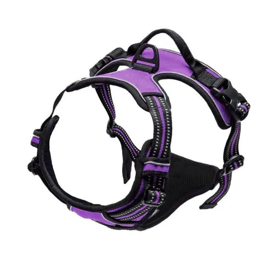 No-Pull Dog Harness Front Clip – Reflective Padded with Handle