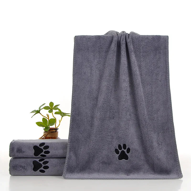 Quick-Dry Pet Towel – Thick Absorbent Dog & Cat Bath Towel