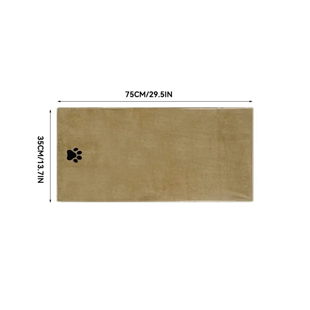 Microfiber Pet Bath Towel – Super Absorbent Dog & Cat Towel