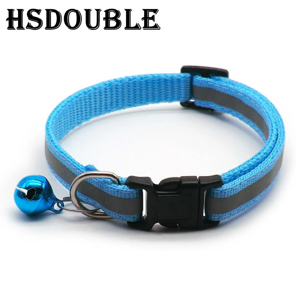 Reflective Cat Collars with Bells 2 Pack – Small Dogs & Cats