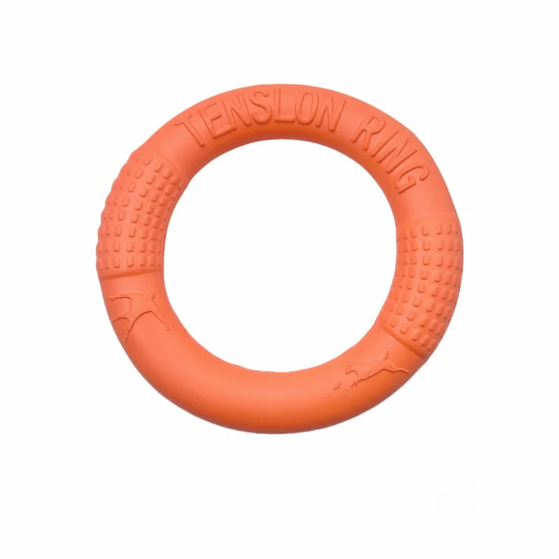 Floating EVA Dog Flying Disc & Tug Ring – Chew-Resistant Fetch Toy