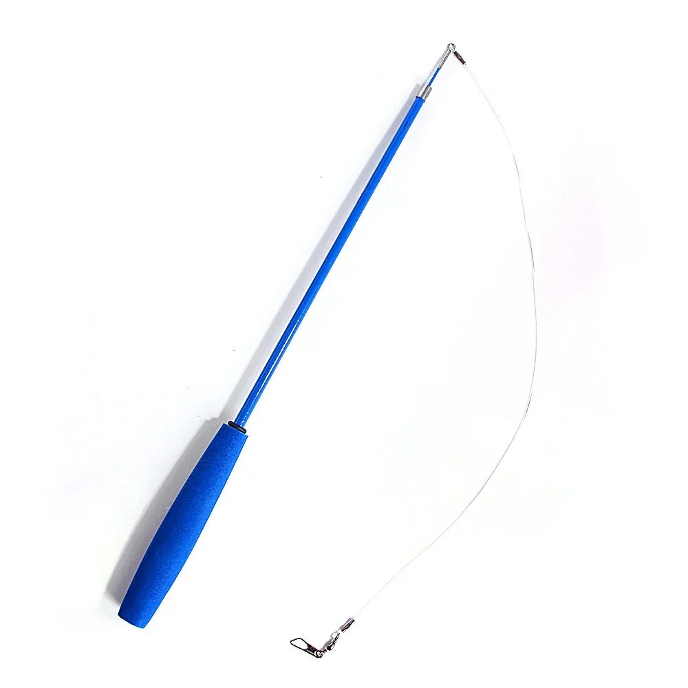 Cat Feather Toy Refills – Replacement Bird, Worm & Ball Teaser Heads