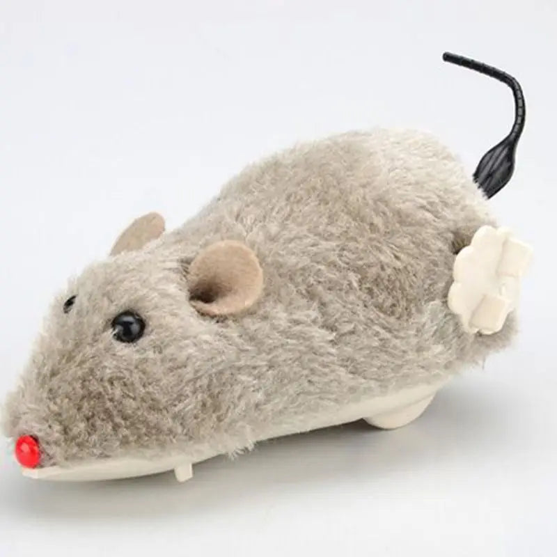 Lifelike Plush Mouse Cat Toy – Realistic Rat Toy with Tail for Cats