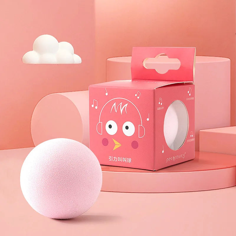 Chirping Cat Toy Balls – Bird & Cricket Sound Interactive Cat Toys