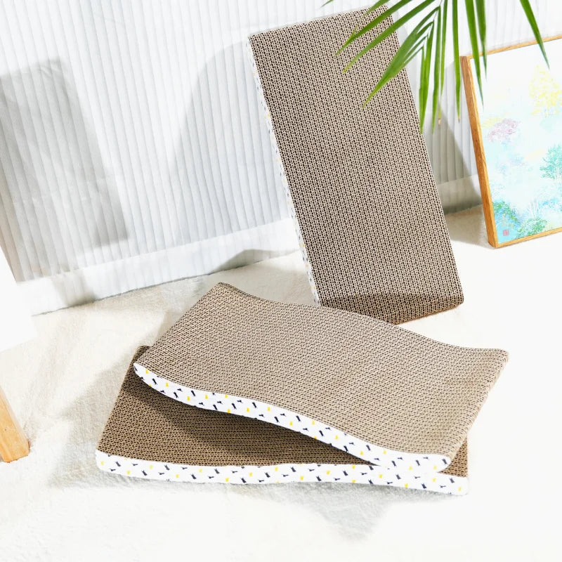 Cardboard Cat Scratcher Board – Corrugated Scratching Pad for Cats