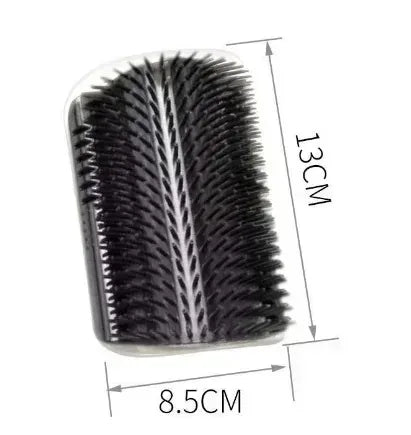 Wall Corner Cat Self Groomer – Massage Brush & Scratcher