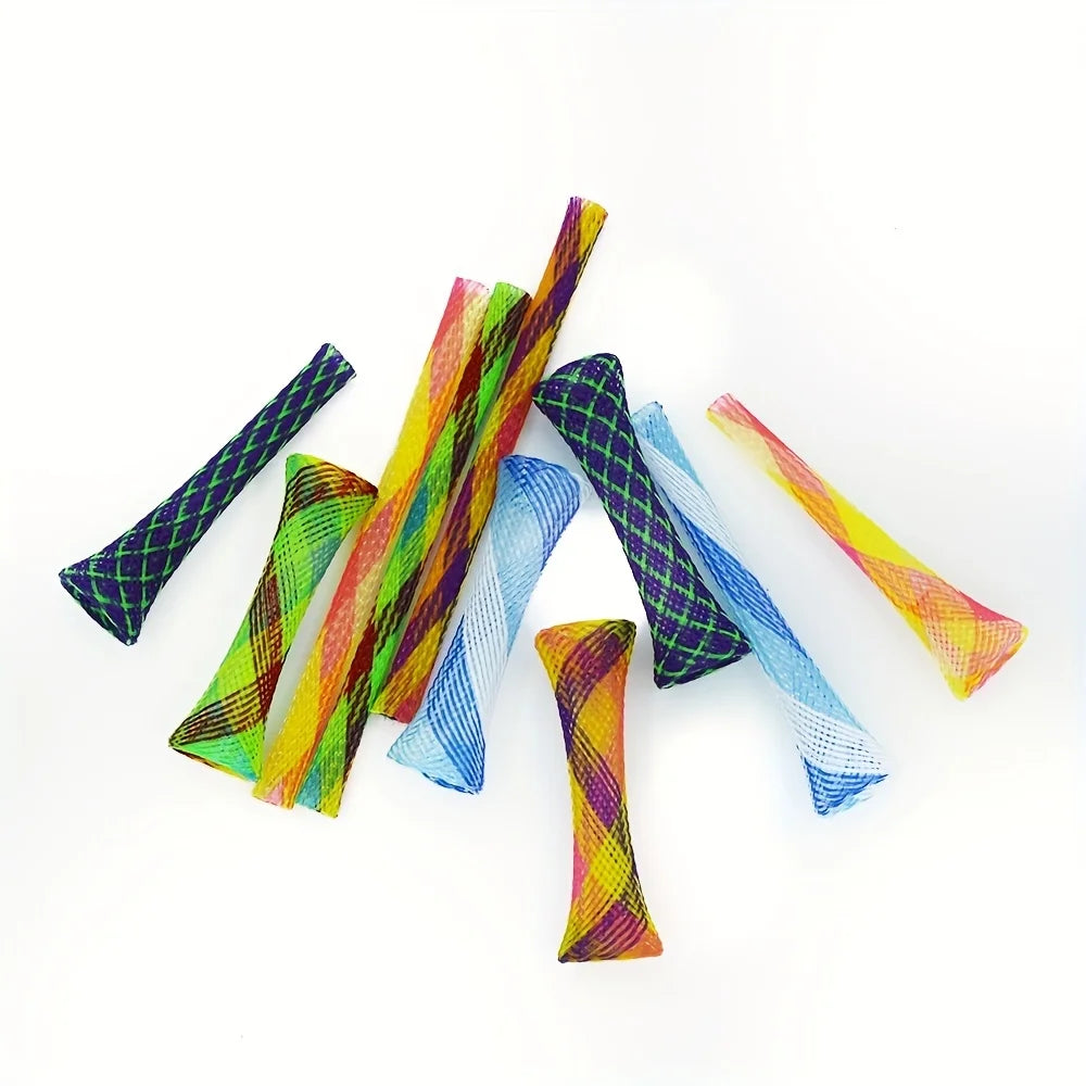 Folding Spring Cat Toy – Colourful Elastic Interactive Cat Teaser