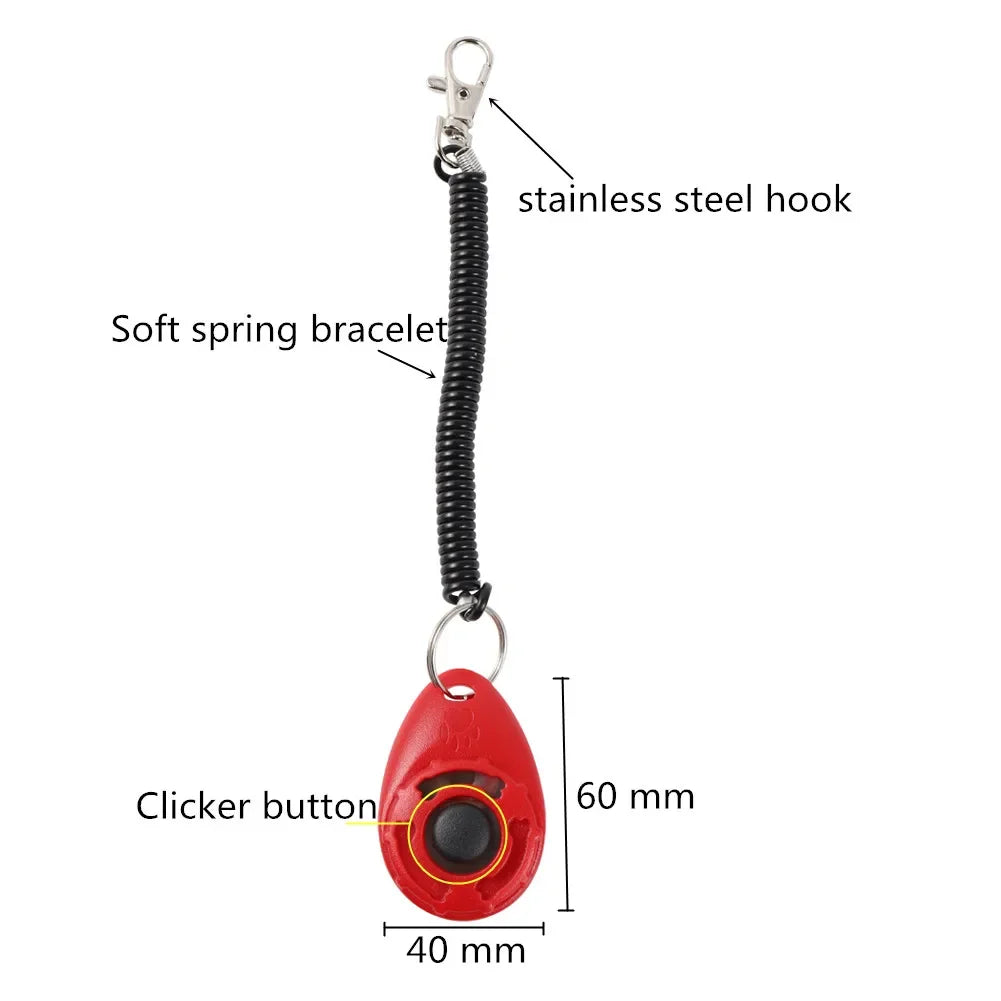 Dog Training Clicker – Wrist Strap Pet Click Trainer for Dogs & Cats