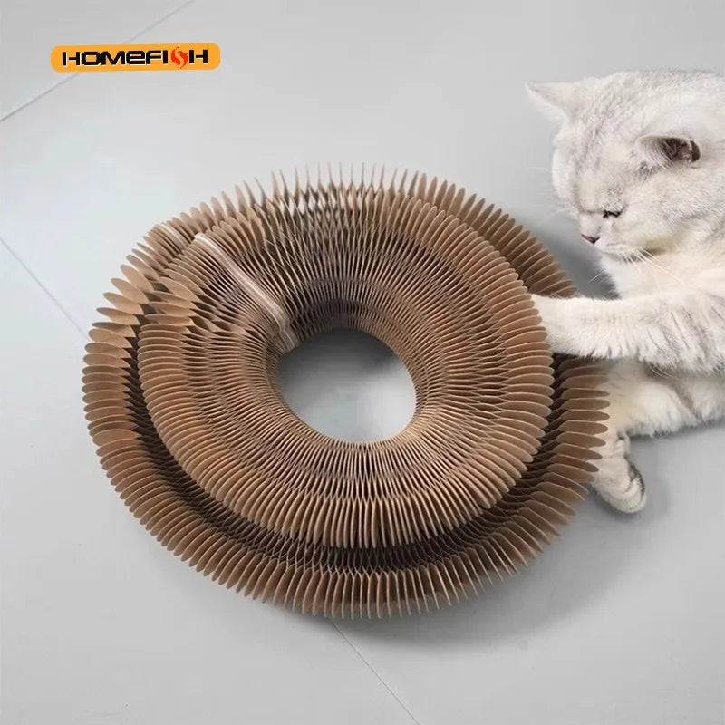 Accordion Cat Scratcher – Corrugated Cardboard Scratching Board