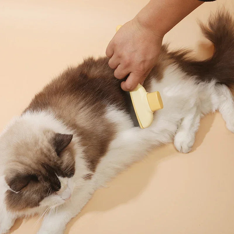 Pet Hair Removal Comb – Dog & Cat Grooming Cleaning Brush