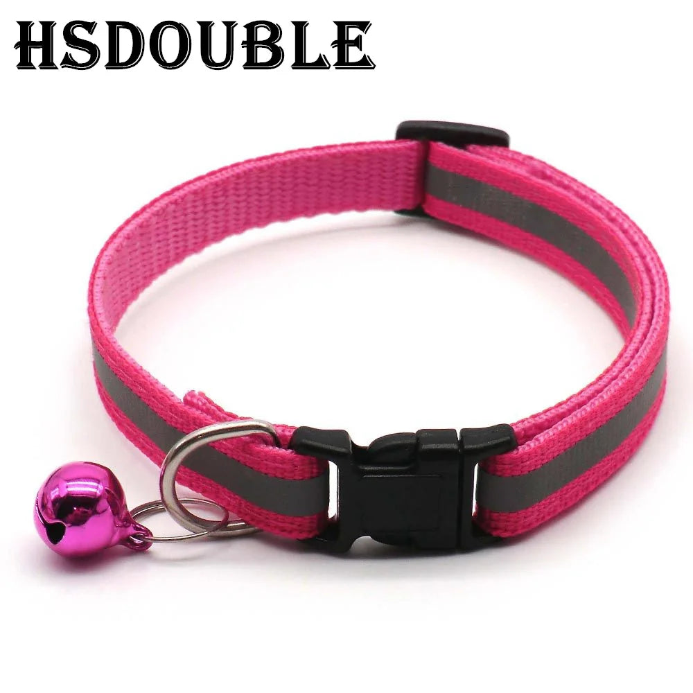 Reflective Cat Collars with Bells 2 Pack – Small Dogs & Cats