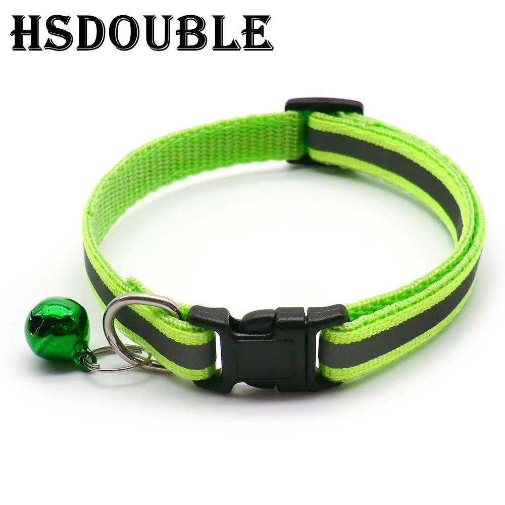 Reflective Cat Collars with Bells 2 Pack – Small Dogs & Cats