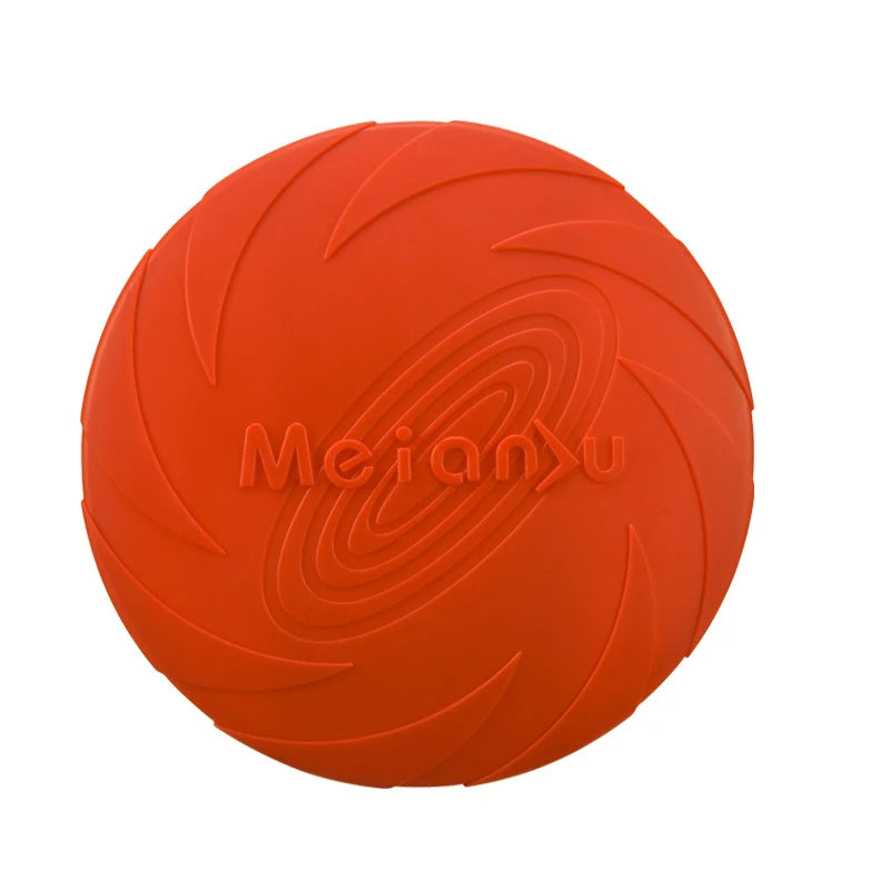 Silicone Dog Flying Disc – Chew-Resistant Fetch Frisbee Toy