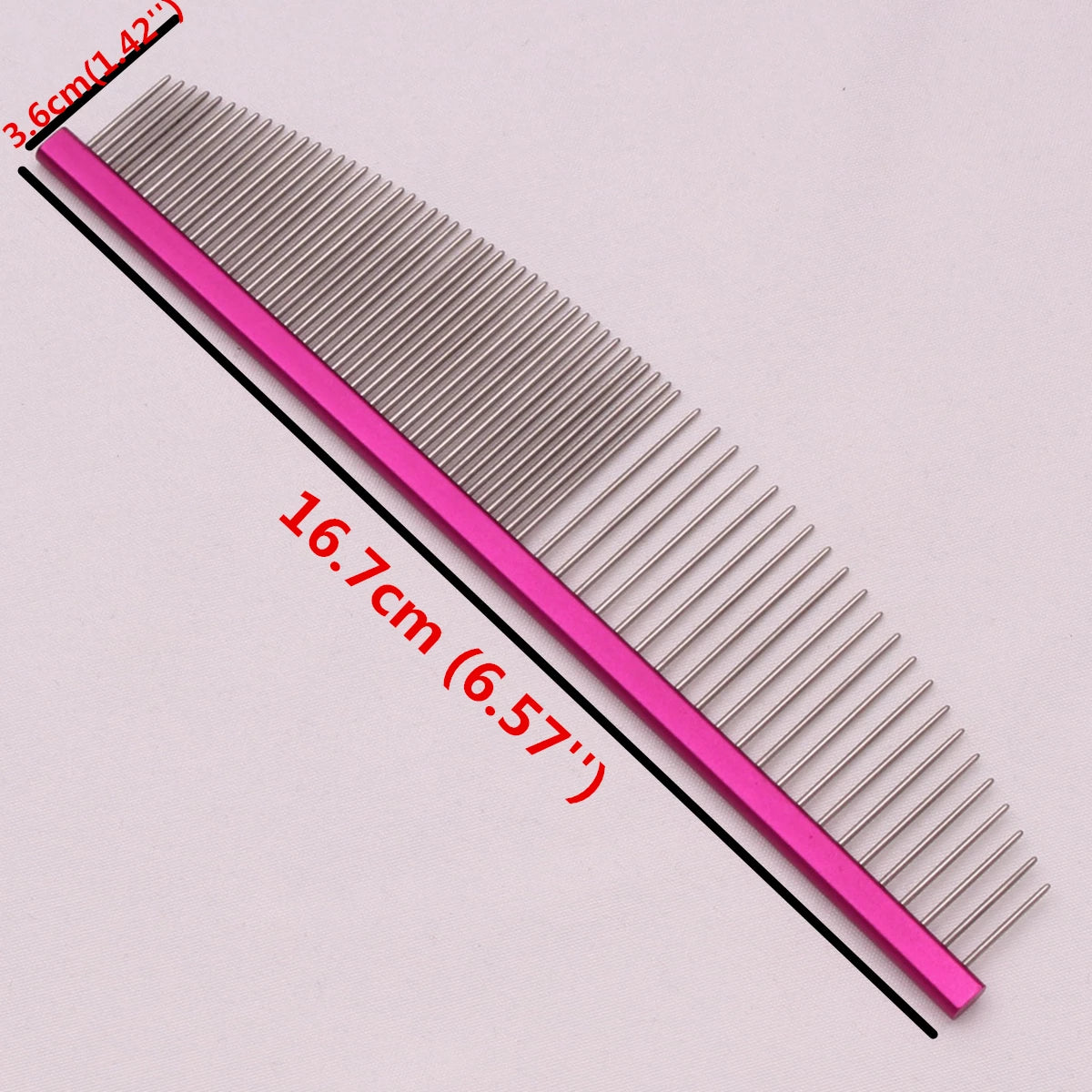 Aluminium Pet Grooming Comb – Professional Dog & Cat Detangler